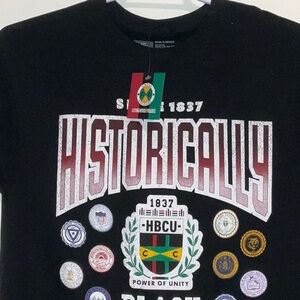 CROSS COLOURS CLOTHING WITHOUT PREJUDICE HBCU BLACK COLLEGES UNIV. T-SHIRT M NWT